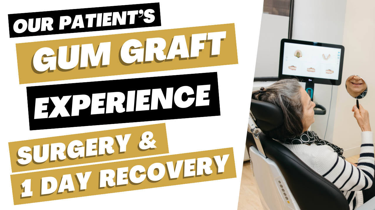 Gum Graft Experience: Surgery & Day 1 Recovery #gumgraft #gumrecession #washingtondc #periodontist